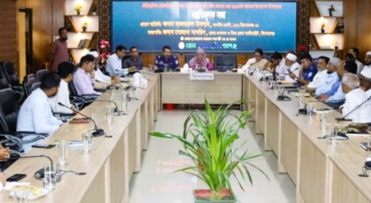 শোলাকিয়ায় ১৯৯তম ঈদের জামাত আয়োজনেট প্রস্তুতিমূলক সভা